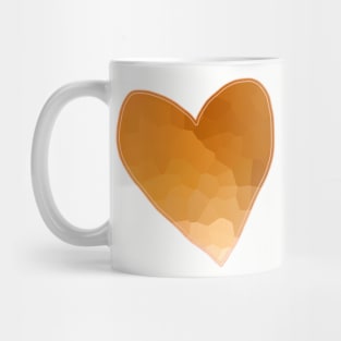 Gold Mosaic Heart Mug